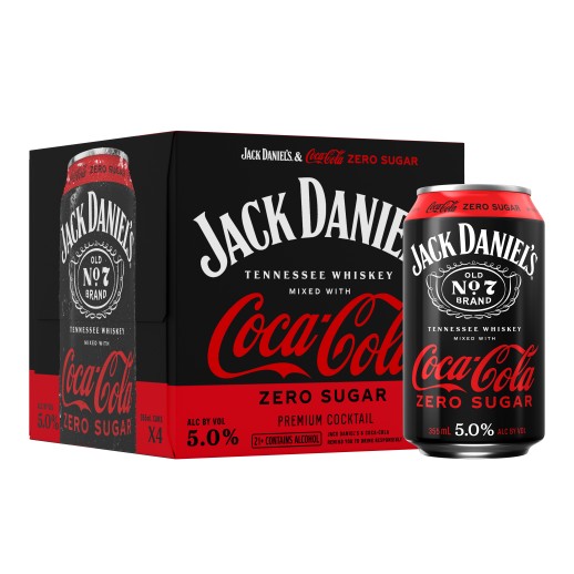 Jack & Coke Zero RTD